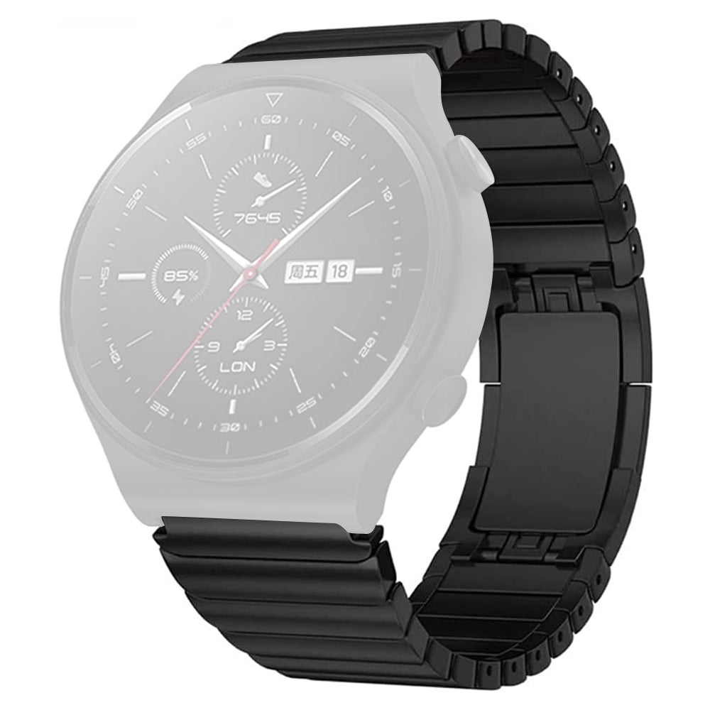For Huawei Watch GT 2 46mm Watch GT 3 Pro 46mm Titanium Steel 22mm Smart Watch Band Universal Quick Release Replacement Strap For Huawei Watch GT 2 46mm Watch GT 3 Pro 46mm Titanium Steel 22mm Smart Watch Band Universal Quick Release Replacement Strap